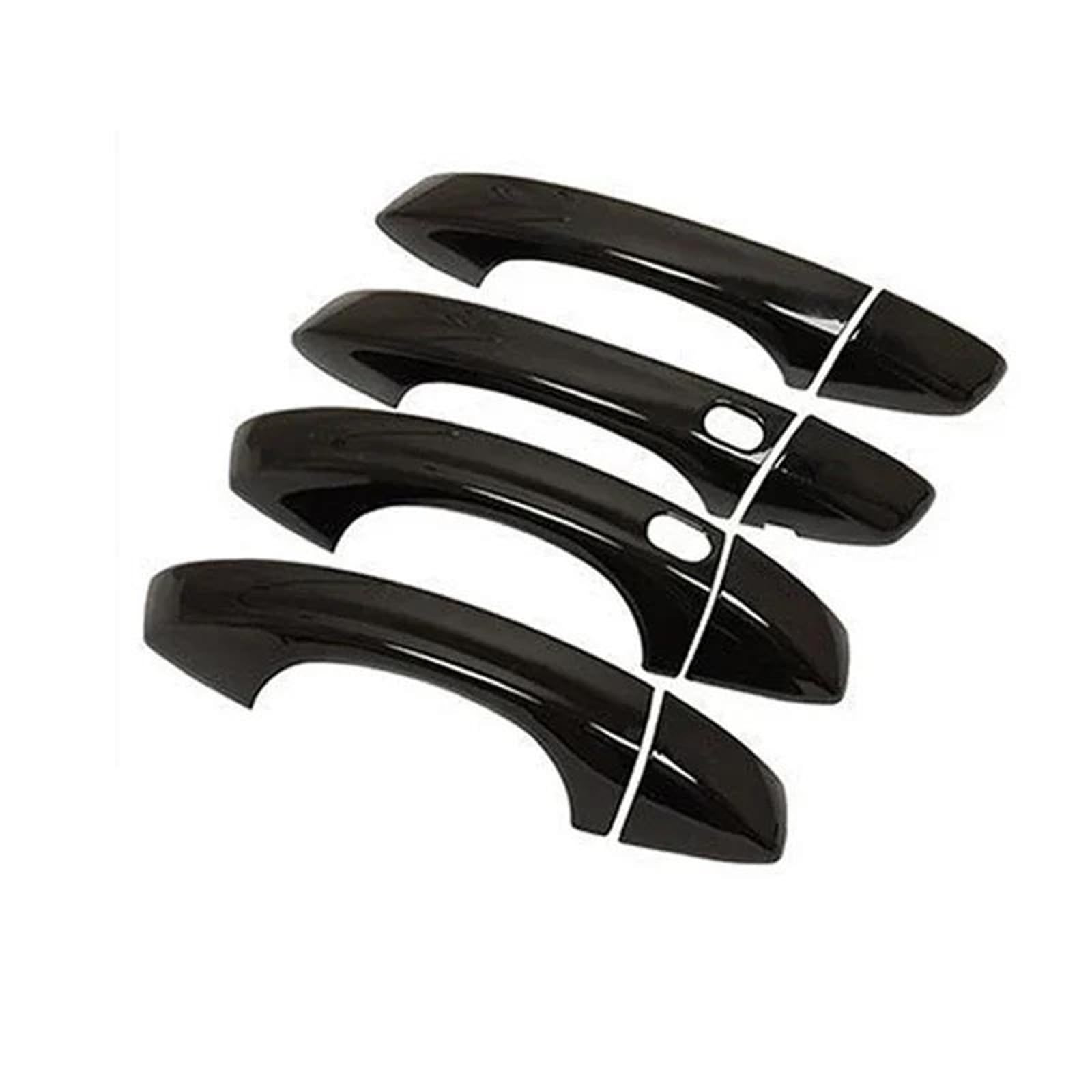 NOHEEU Door Handle Cover Trim Chrome for SEAT for Leon MK3 5F 2012~2019 ABS Anti-Scratch Car Accessories(Style2)