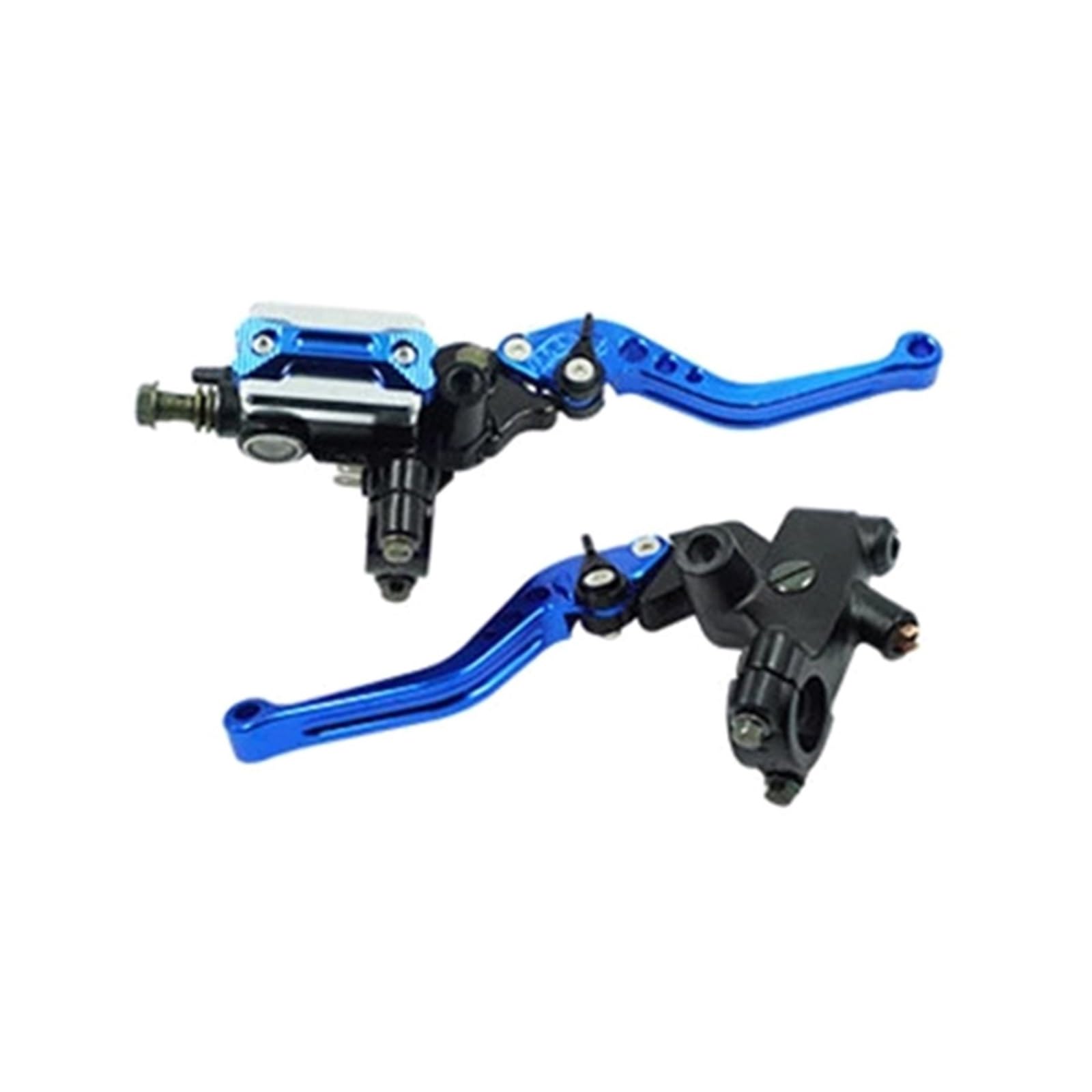 Leva Di Frizione Freno Motociclo Leva Della Pompa Idraulica Del Cilindro Della Frizione Del Freno Anteriore Del Motociclo Universale Da 7/8 "22mm 6 Colori(Blue)