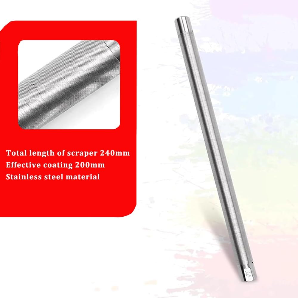 Aplicador de película húmeda, herramienta de raspado de tinta de acero inoxidable para revestimientos de precisión, barniz y pintura