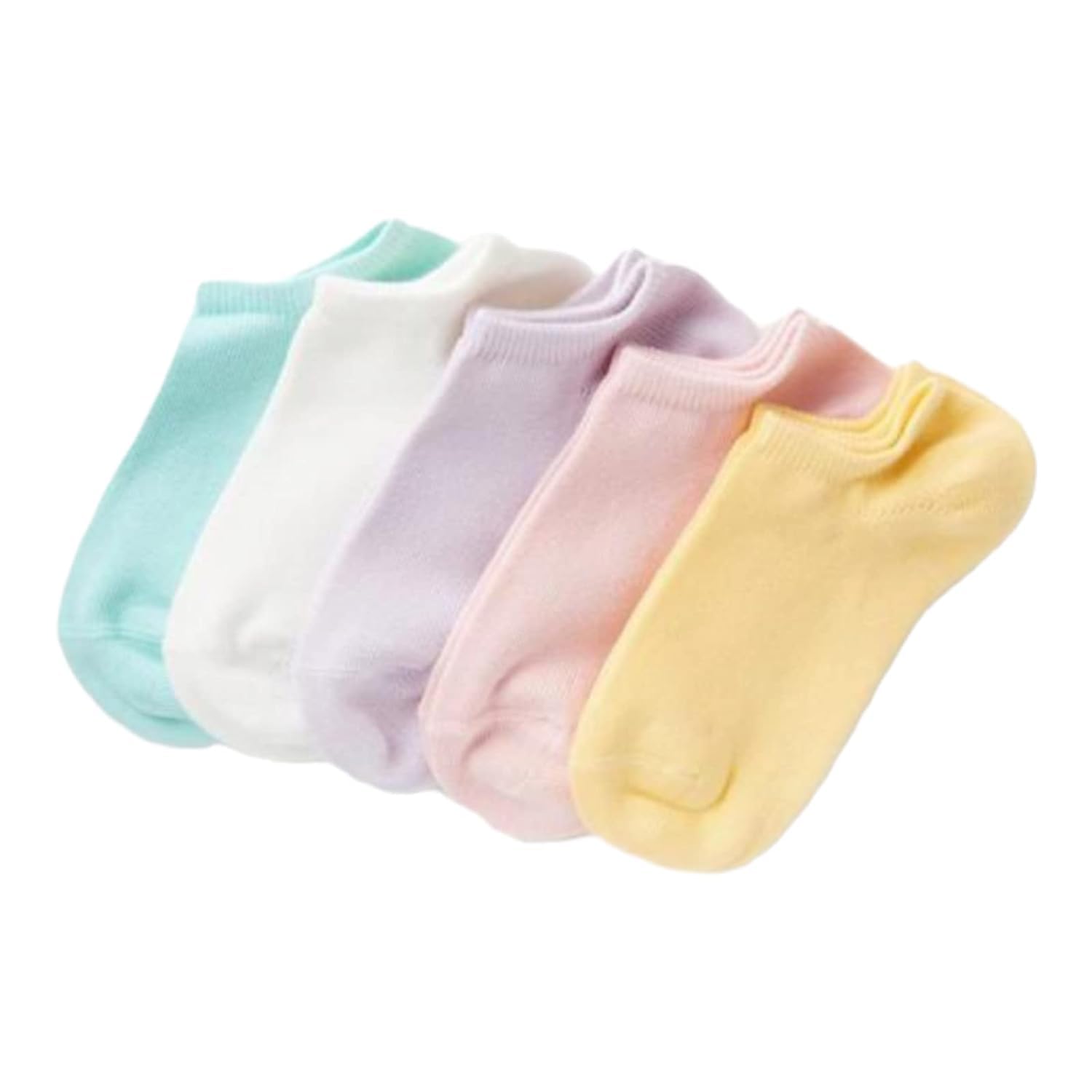 Pure Cotton Low Cut Invisible No Show Liner Ankle Length Sneaker Socks For Women Combo Pack-image-36