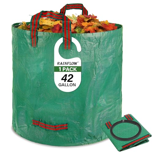 RAINFLOW 1PC Yard Waste Bag-42 Gallon Trash...