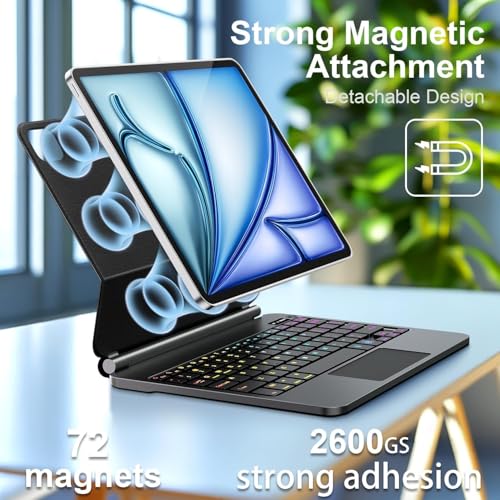 Image of Keyboard Case for iPad Air 13 inch & iPad Pro 12.9 inch Case with Keyboard