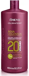 Água Oxigenada Cremosa Amend Color Intensy, Descolore E Auxilia No Tingimento Dos Cabelos, Uso Profissional, Promover A Oxidação Nos Processos De Coloração Ou Descoloração (20 Volumes, 950ml)
