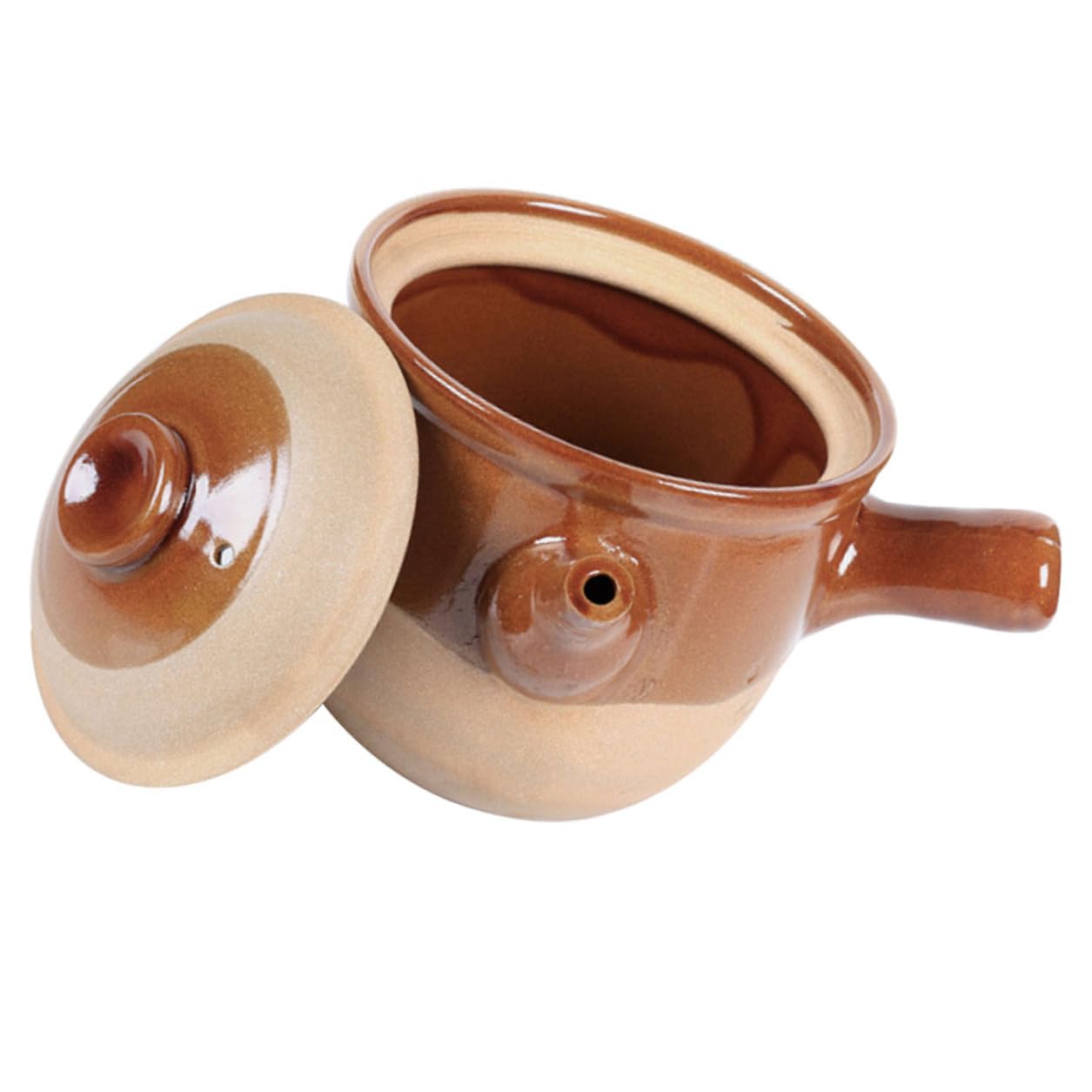 Lurrose de Barro Almacenamiento de Calor para Cocinar Medicina Tradicional de 3l Olla Pequeña de Alfarería Adecuado para Cocina en Casa