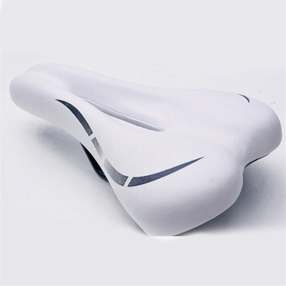 DINGGUANGHE-CUP Selle VTT PU Cuir Rivetée – Coussin Souple Antidérapant Pour Mountain Bike