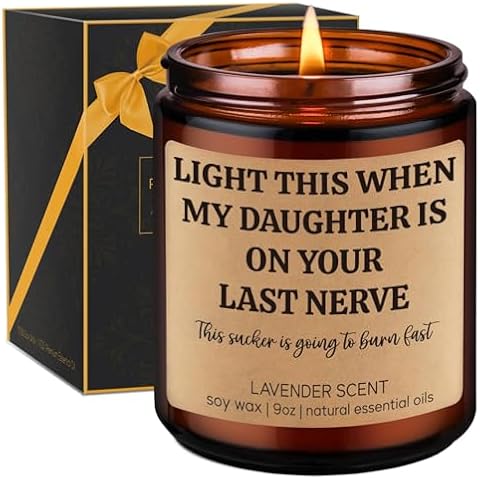 GSPY Scented Candles - Son in Law Gifts, Valentines Day Gifts for Son in Law - Son in Law Gifts from Mother in Law - Funny Wedding, Birthday Gifts for Son in Law, Future Son in Law, Grown Son Cover