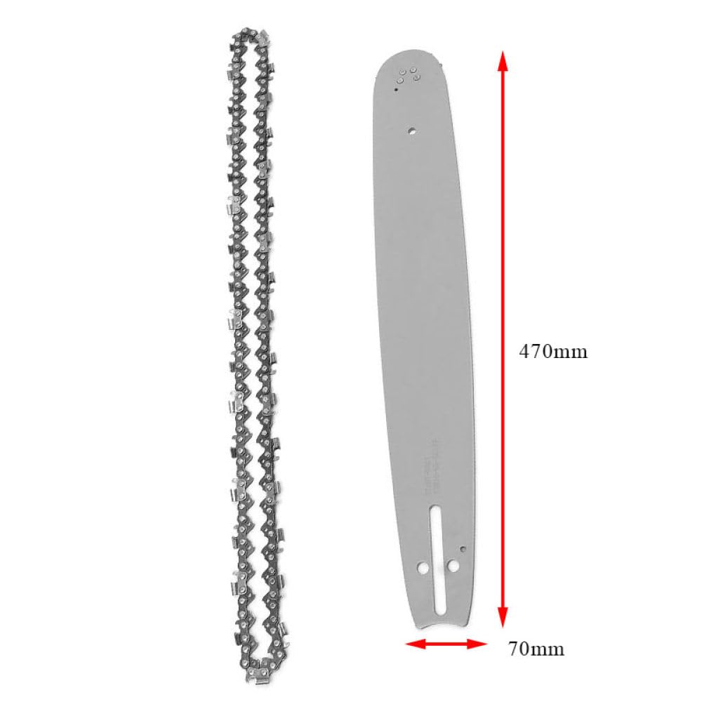 Barra guía de 16 pulgadas con 1 cadena 3/8 50DL, accesorios para motosierra, H