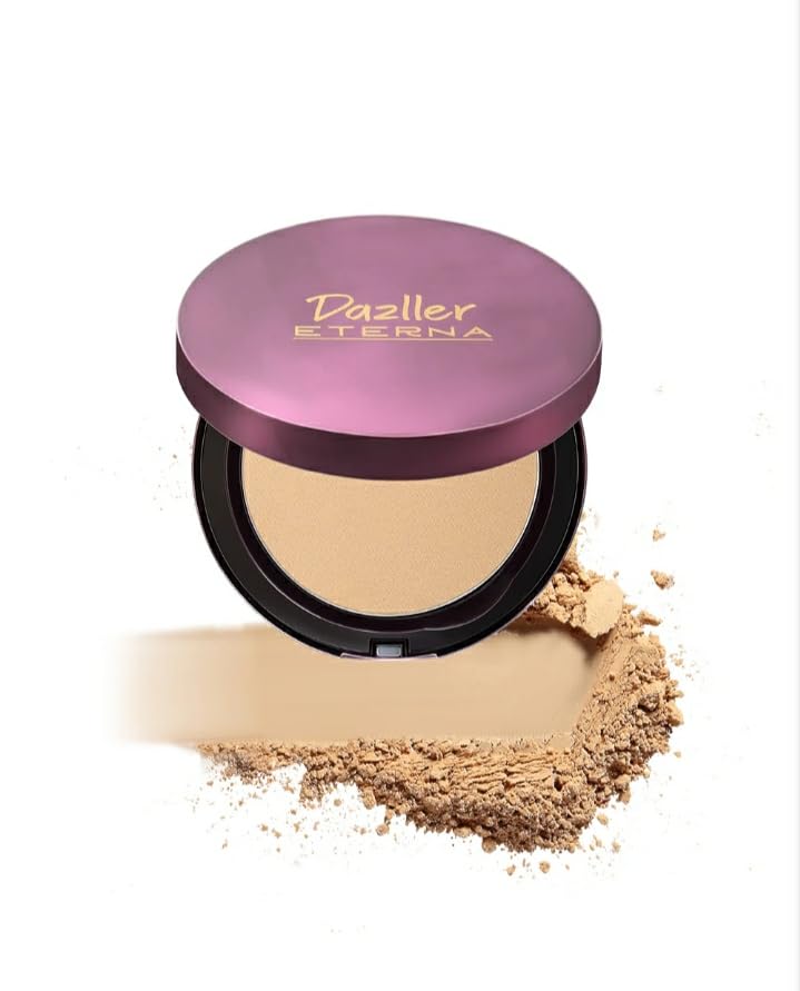 Dazller Eterna Sheer Glow Compact Powder - Honey SC31, 12g-image-1