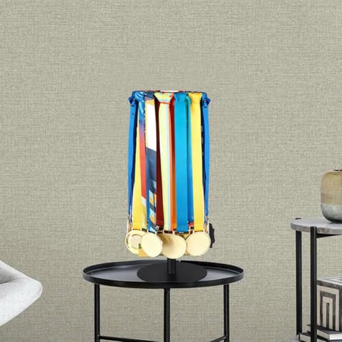 Présentoir rotatif pour médailles en métal - Porte-médaille de bureau sport - 4