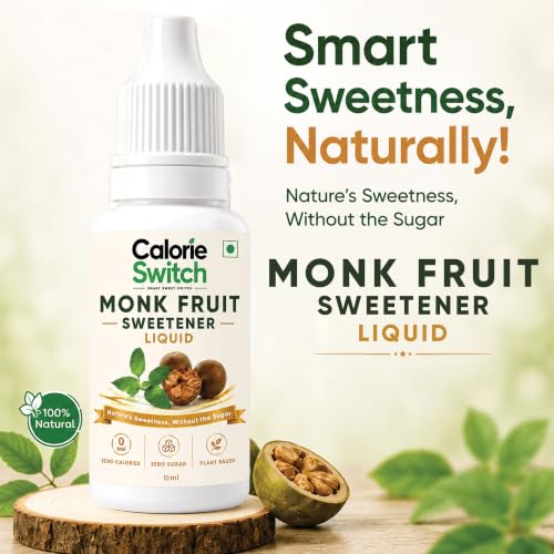 Image of Calorie Switch Monk Fruit Drops 10ml | Plant Based Monk Fruit Sweetner