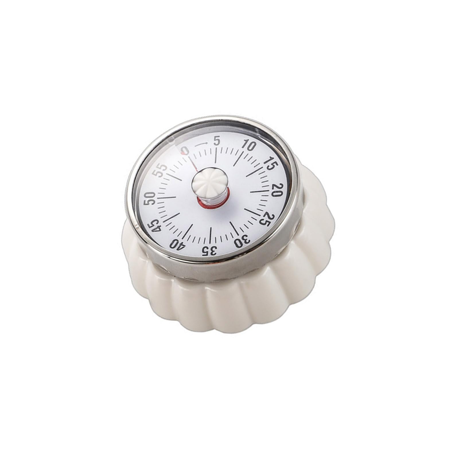Buxuaaaa Stainless Steel 60 Minutes Countdowns Timer with Rotating Dials Attachments for Kitchen Classroom Use Cooking Timer