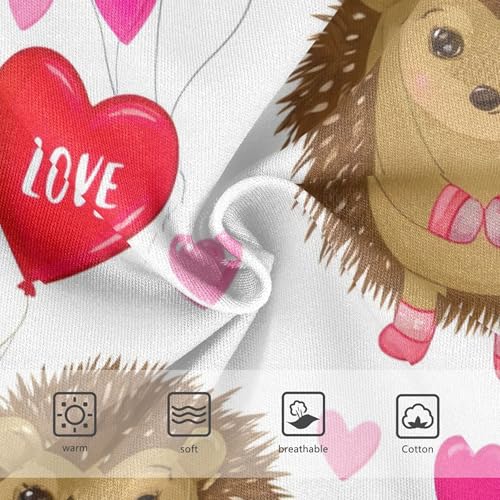 Cotton Toddler Girls Underwear Cute Cartoon Hedgehog Heart Balloon Girl Panties Cute Aesthetic Briefs Kids Undies 2t3