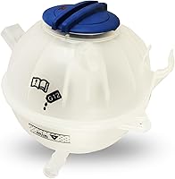 Lunwag 603-253 1K0121407A Coolant Reservoir Tank with Cap for Audi A3 Q3 TT RS3 & VW Jetta Golf Passat GTI - 2006-2019 OE Replacement