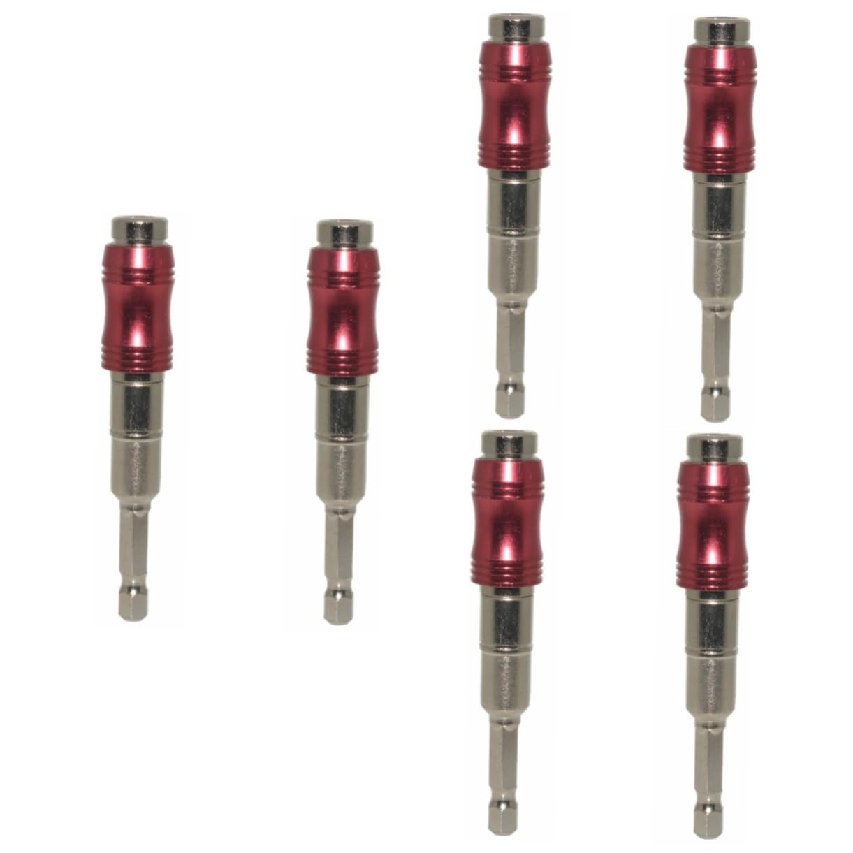 HOMSFOU 6 pezzi Portainserti Magnetico Pivotante con Prolunga Flessibile per Trapano Angolabile per Spazi Stretti e Giunzione Rapida per Punte Avvitatore