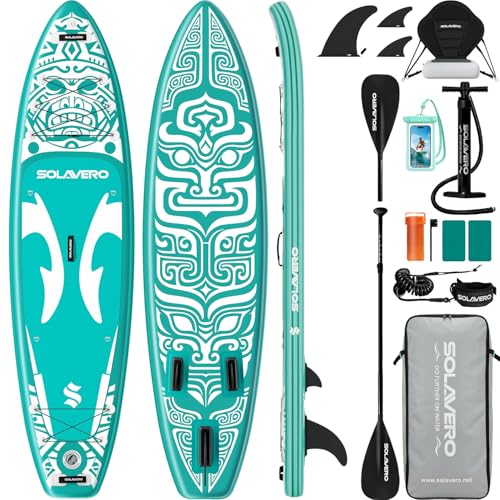 SOLAVERO �T�b�v�{�[�h �C���t���[�^�u�� ��350cm ��89cm ��15cm �L�X�Ƃ������肵�� �p�h���{�[�h �����肨��ё��삵 �₷�� ���S��sup ���߉\�ȃp�h�� �n���h�|���v ���O���\�ȃt�B�� ���[�V�� �o�b�N�p�b�N�t�� (���ȕt��