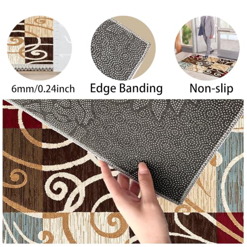 Alfombra cocina lavable de pelo corto resistente para tránsito continuo 5