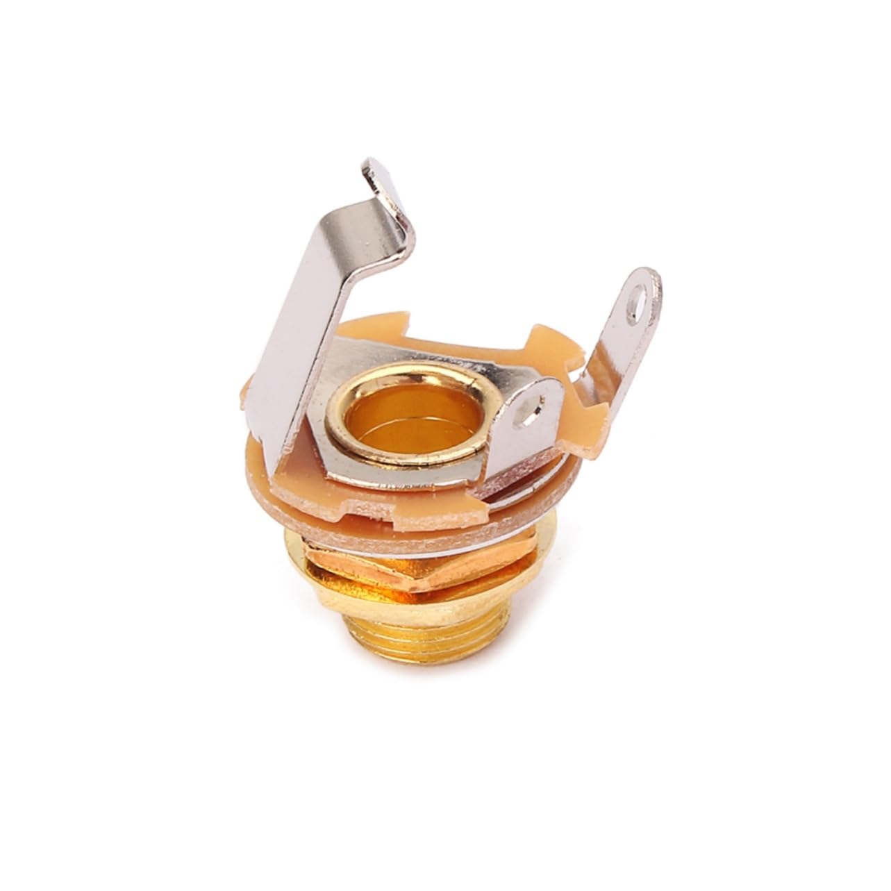 Toyvian 20pezzi Connettore Jack Mono Per Chitarra Dorato Facile Installazione Per Chitarre Elettriche e Acustiche Sostituzione Per Strumenti Musicali