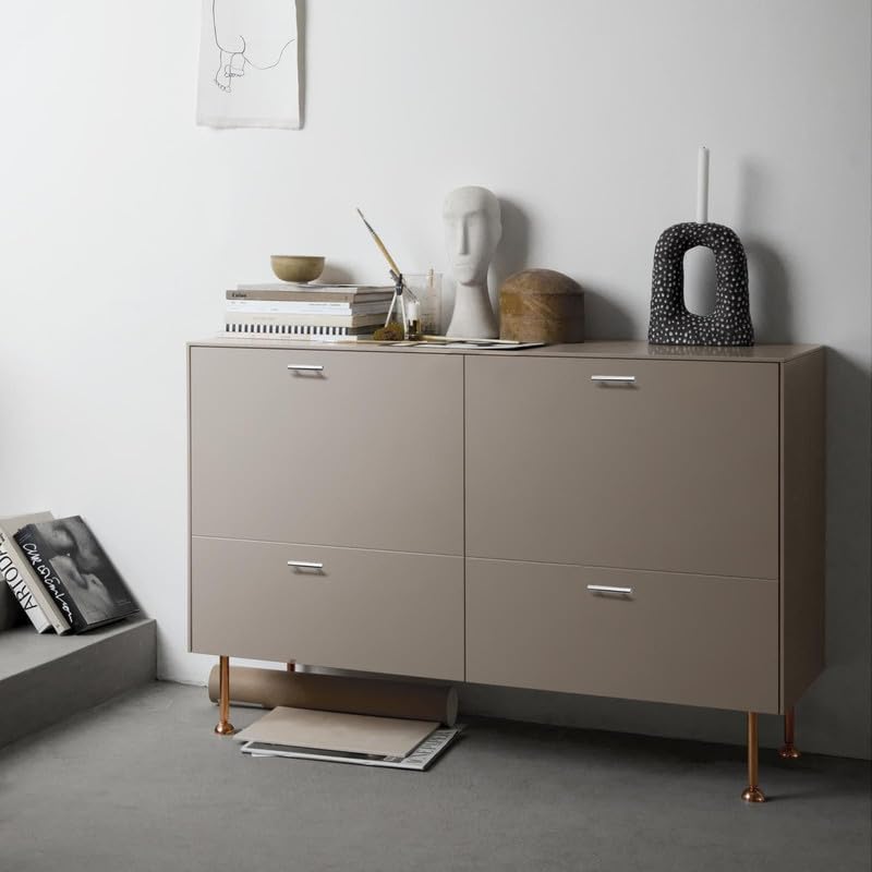 Miniatura 5 de NIZADO Paquete de 30 manijas de gabinete de cocina, tiradores de cajón de acero inoxidable de 2 12 pulgadas, tiradores de gabinete cromados pulidos,