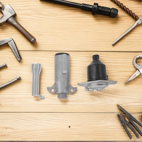 Conector de remolque de 7 pines iplusmile de aluminio para camión 6