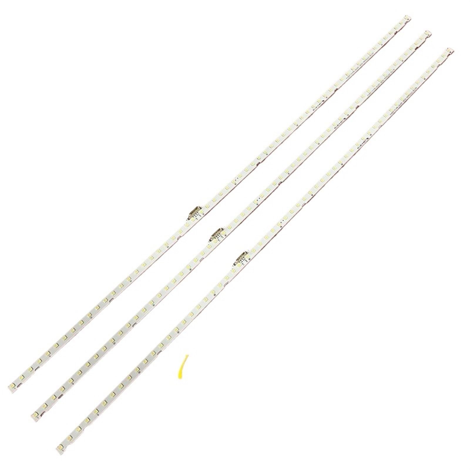 LED Strip Compatible with TV UA75RU7100W UE75RU7200 UN75NU6080F UA75RU7100K UN75RU7100 UA75RU7100 UE75RU7100 BN61-15487A BN96-46078A Color Kit 3pcs for