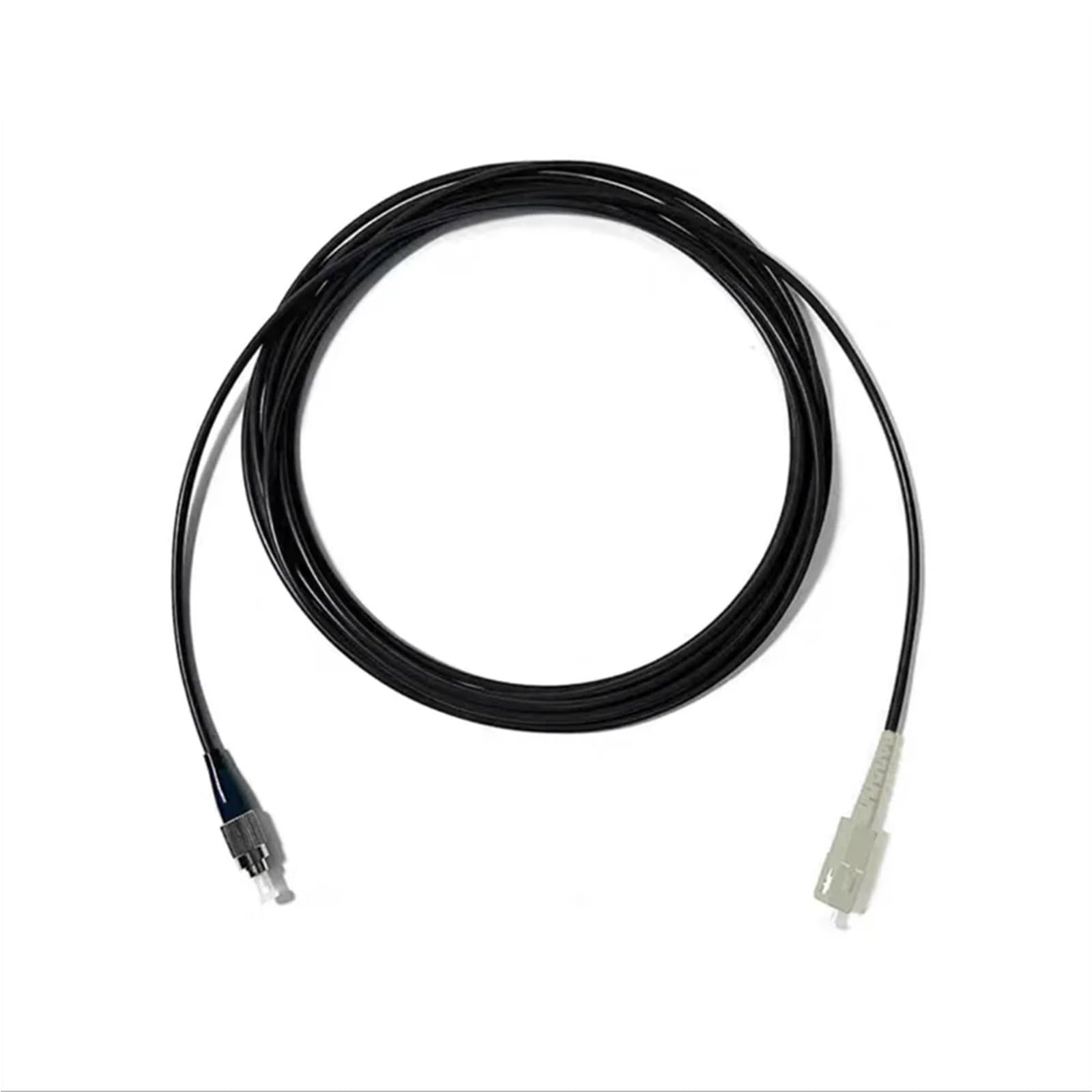 OM3 Câble de raccordement à fibre optique blindé TPU à 1 fil 1-300 m 1 C SC, LC, FC, ST 3 mm, multimode, 100 m, 200 m, 120 m, 50 m, pour l'extérieur (120 m, 1 pièce, SC-SC)