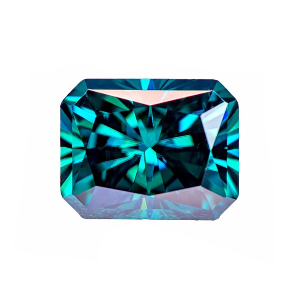 Moissanite radiante VVS1 pour bijoux (5x7mm, 1ct) | Pierre libre étincelante