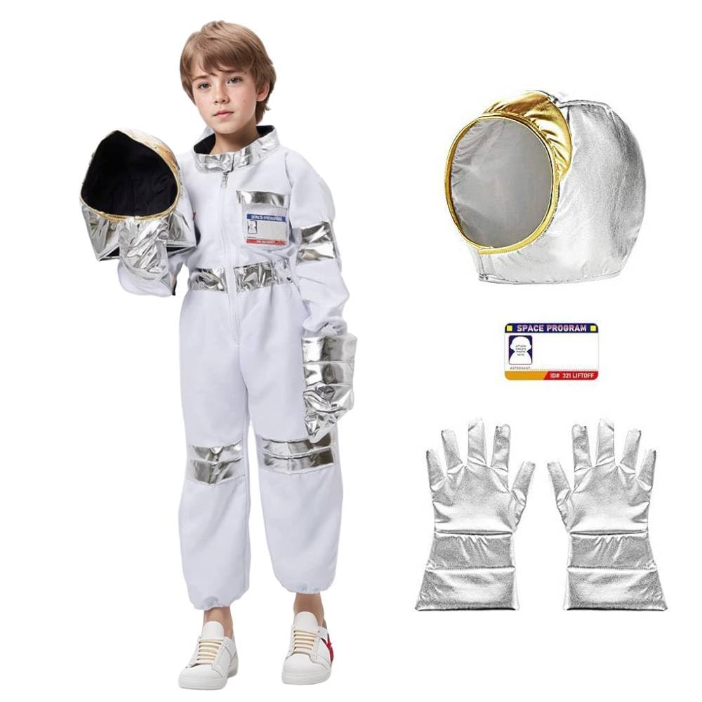VNNOPG Unisex Astronaut Costume Space Adventure Outfit Spaceman Cosplay Costume Astronaut,M