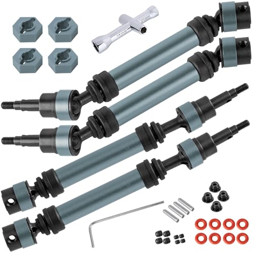 BRCatWPark Drive Shaft Axles Upgrades Part for 1/10 Senton Granite Vorteks 3s blx Mega 550,RC Steel...