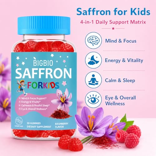 BIGBIO Saffron Mood Gummies