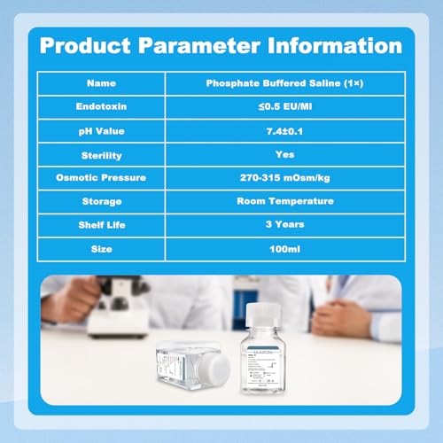 image for CryoKing Phosphate Buffered Saline 1X, PBS Buffer 0.1um Filtration, 7.