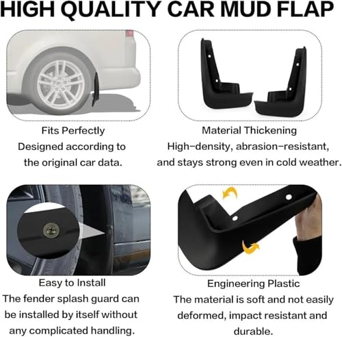 Guardabarros para Volkswagen Multivan y Transporter hechos de material flexible 6