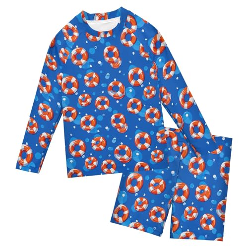 Lifebuoy Baby Boys' Toddler Long Sleeved Rashguard Swim Bathing Suit Set B0404694