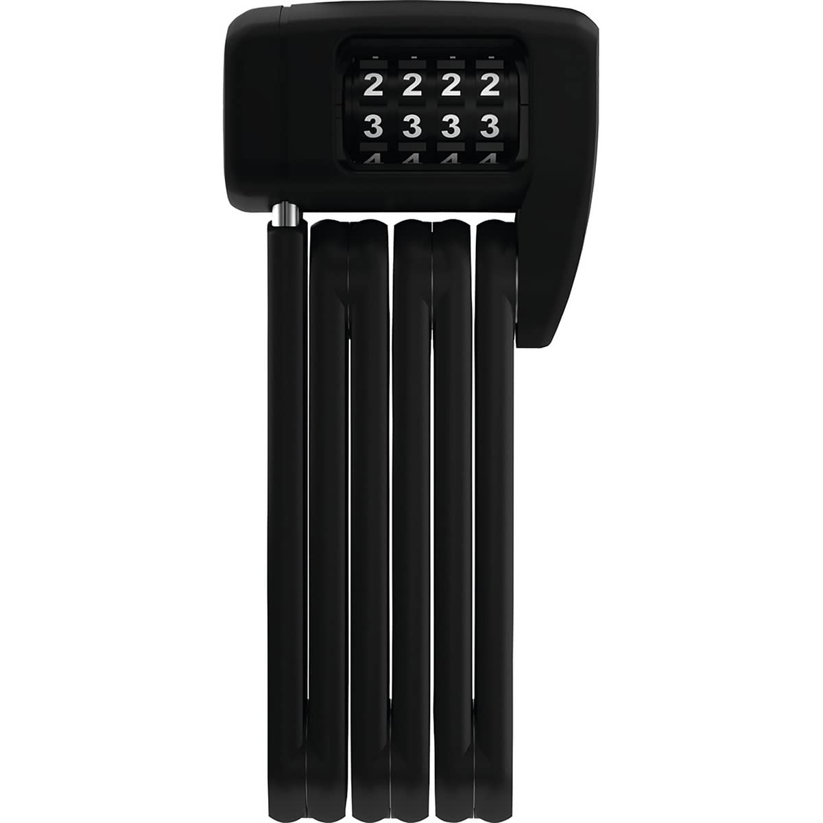 ABUS Candado Plegable Bordo Lite 6055C - con Soporte SR - Candado de combinación extraligero, Ideal para Bicicletas de Carreras - Nivel de Seguridad 7