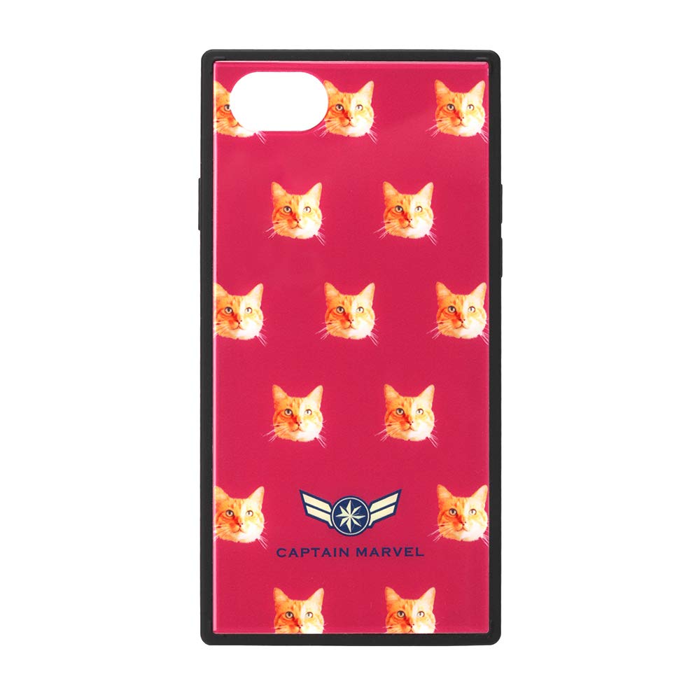 PGA iPhone 8/7/6s/6用 ガラスハイブリッドケース [キャプテン・マーベル/レッド] PG-DCS726RD PG-DCS726RD