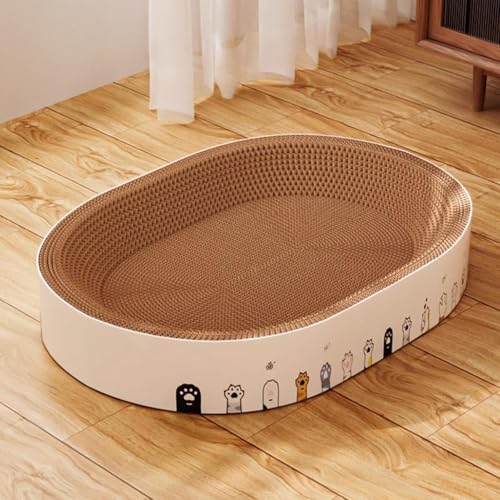 Grattoir à chat lit de repos interactif en matériaux durables - 3