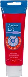 Metallic Acrylic Paint, 4 oz. (Metallic Red)