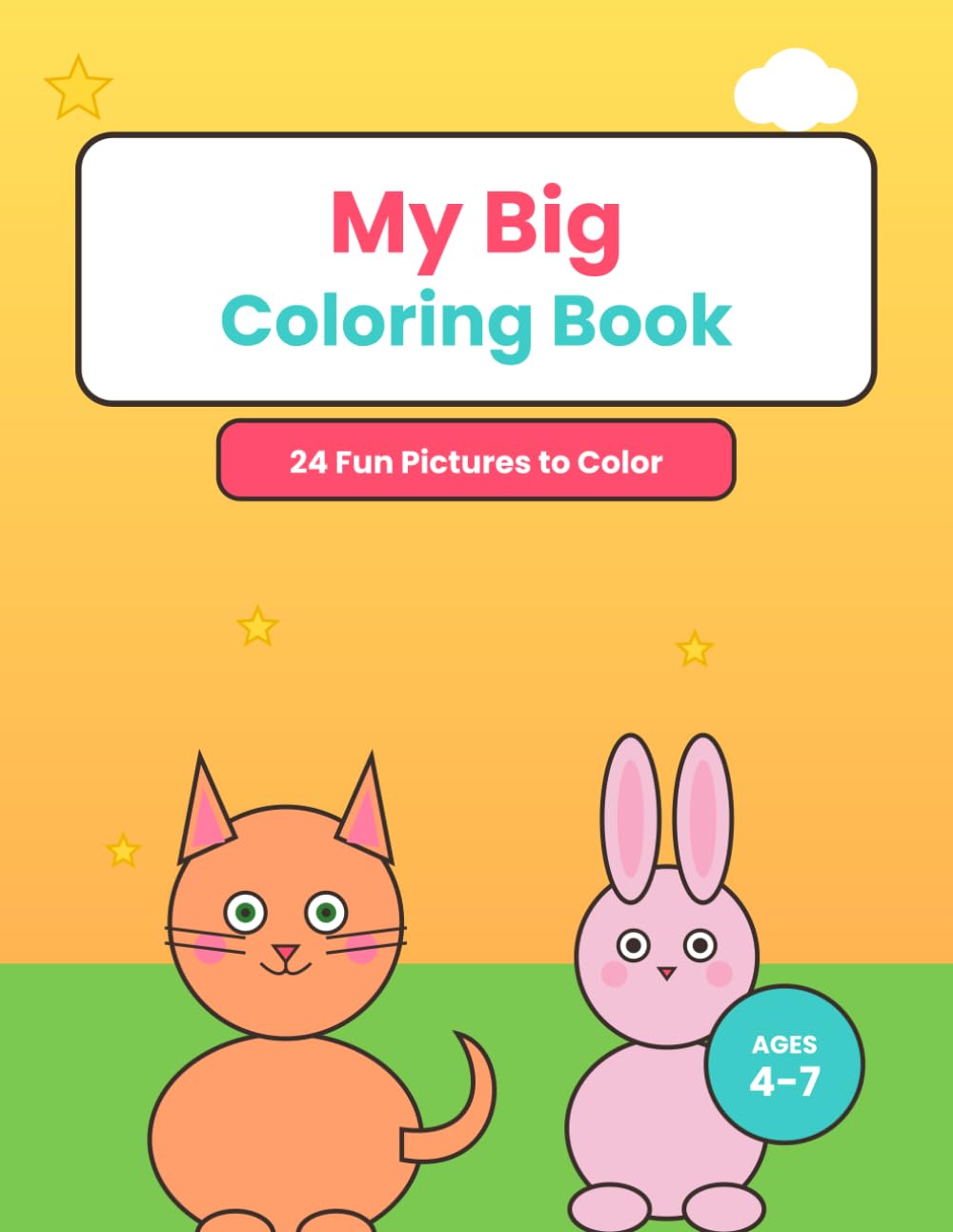 My Big Coloring Book: 20 Fun Pictures to Color