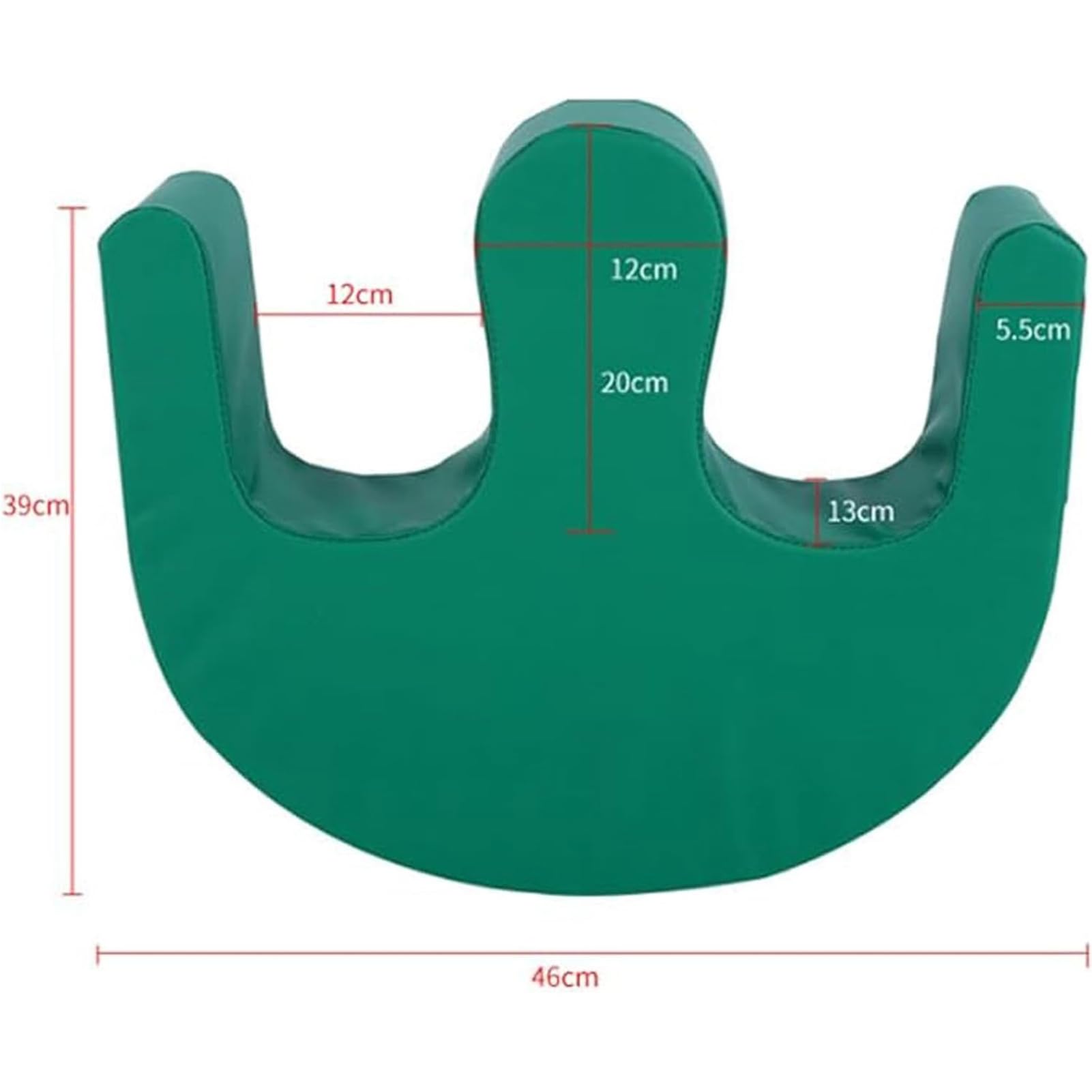 Dispositivo Di Rotazione Del Paziente Impermeabile in Pelle PU Strumento Infermieristico A Forma Di U Roll Over Con Comodo Cuscino Per La Rotazione Del Paziente Fasciato Per Anziani,Blu