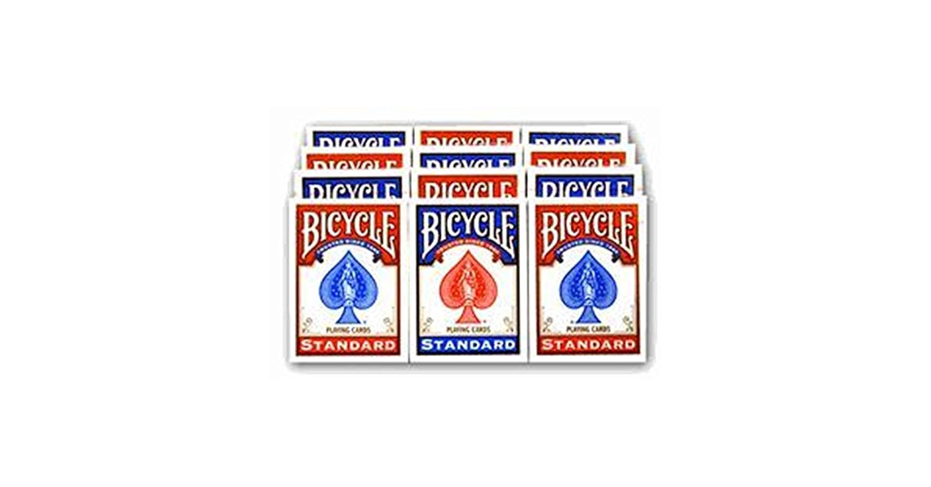 Amazon.com: 12 Decks of Bicycle Rider Back 808 Standard