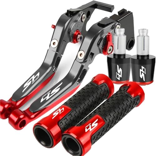 Poignées moto antidérapantes pour guidon SH125 et SH125i 2008-2023 avec leviers de frein