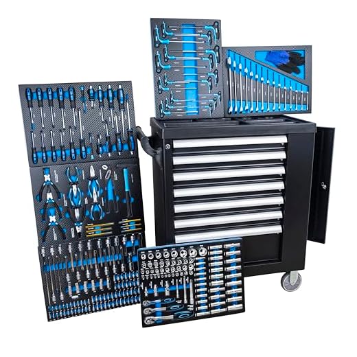 Werkstattwagen 6 von 7 Schubladen gefüllt mit Werkzeug Werkzeugwagen