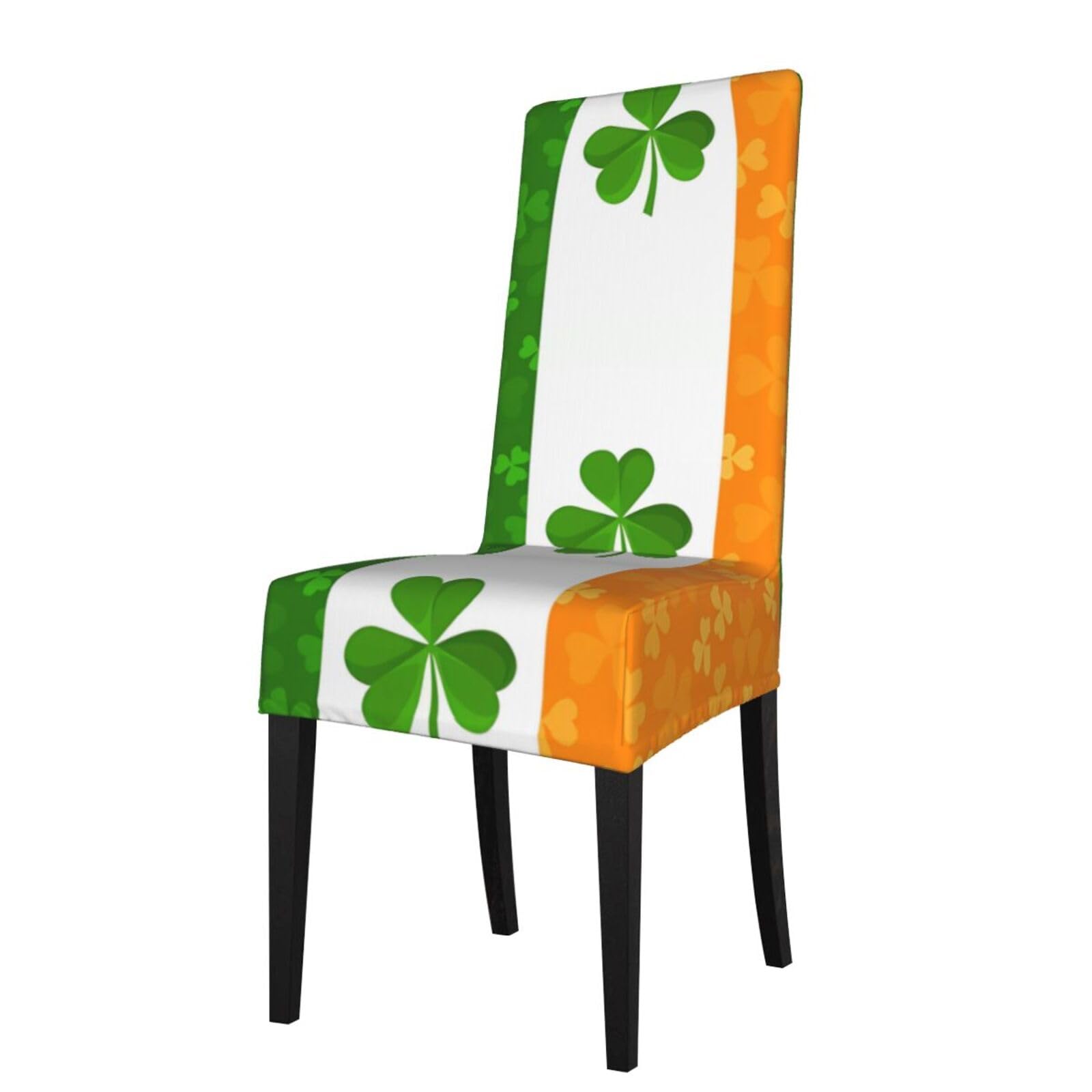 YYHHAOFA irish flag Prints Protection Cover for Dining Chair - Stretch Slipcovers, Easy Refresh for Your Dining Room & Event Decor