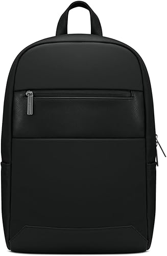 Lenovo Mochila para laptop (B500) - Bolsa acolchada para tableta y computadora de capacidad de 15 litros con cierre de cremallera, color negro, 15.6