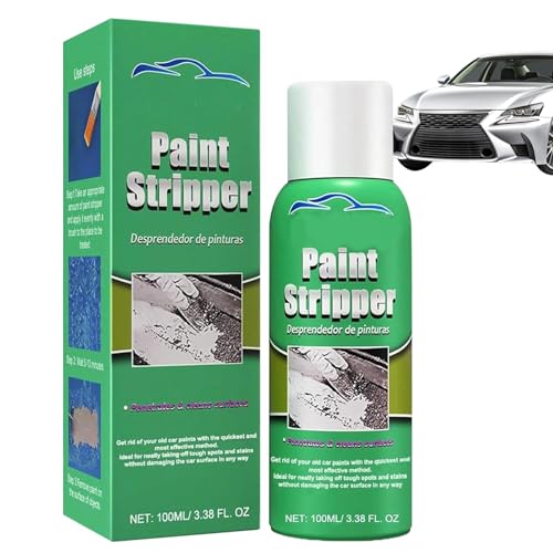 Decapantes para pintura de metal | decapantes para eliminar pintura con pincel, removedor de pintura de coche, superficies metálicas, cepillo de decapado – Herramienta profesional de eliminación de