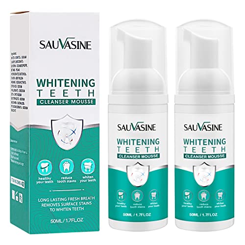 Dentifrice en mousse pour dents sensibles, Dentifrice Blanchissant, Dentifrice en mousse, Whitening Toothpaste, Deep Clean Formula élimine les taches de dents pour le blanchiment des dents (2 pièces) Cover