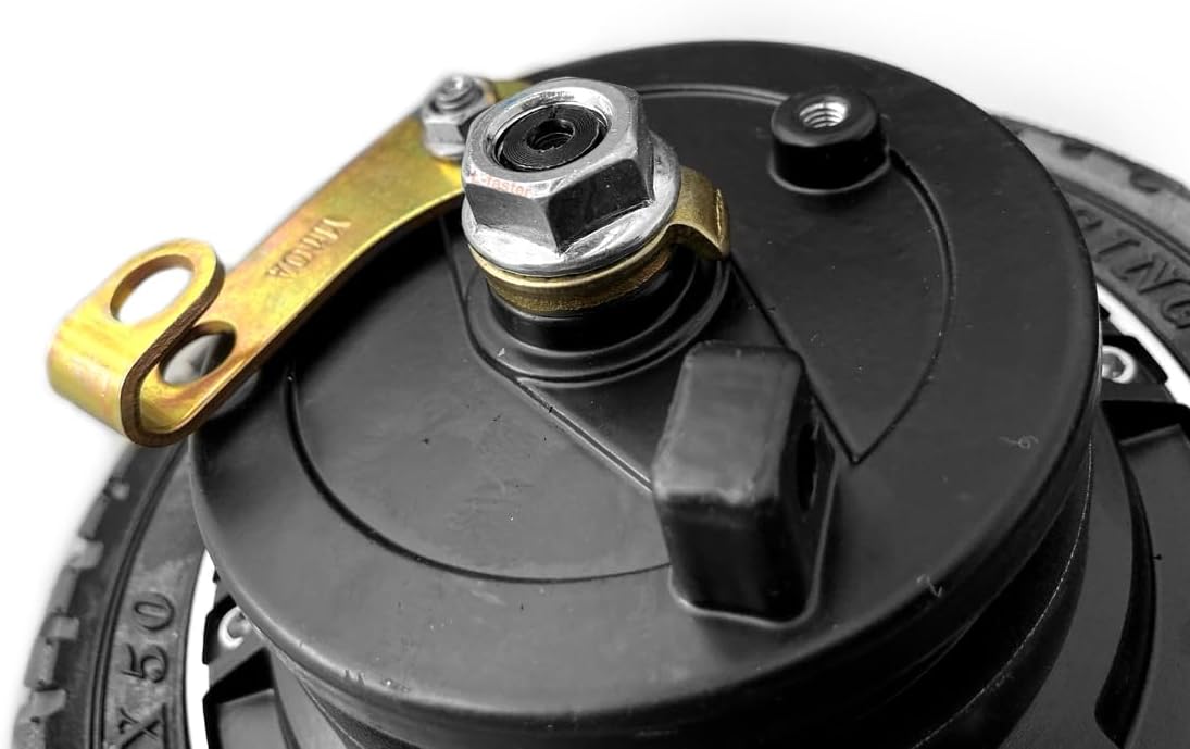 L-faster 24V36V48V 350W High Speed Hub Motor 8 inch Wheel Motor Scooter Brushless Hub Motor with Wheel Tyre Drum Brake Motor Wheel (48V)