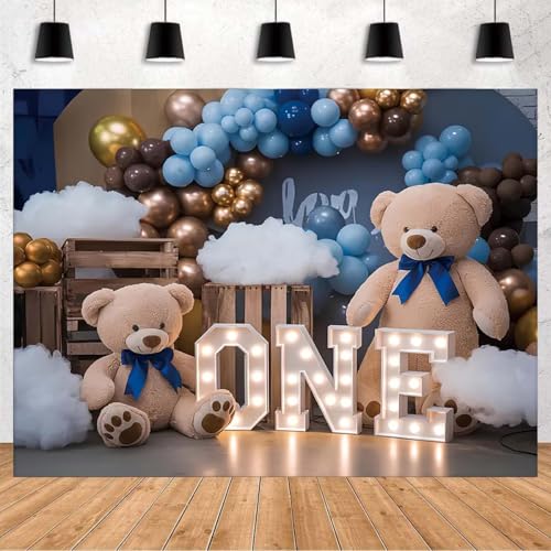 Fondo decorativo globo aire caliente 7x5 pies miniatura 1