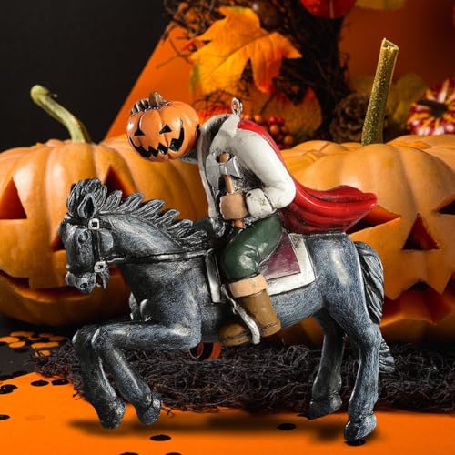 Ornement d'horreur d'halloween pour maison le bureau cavalier sans tête - 7