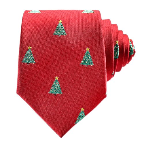 IZUS Mens Novelty Necktie Festive-Holiday-Necktie Formal Necktie for Christmas/Work/Special Occasions/Stylish-Dress Ties