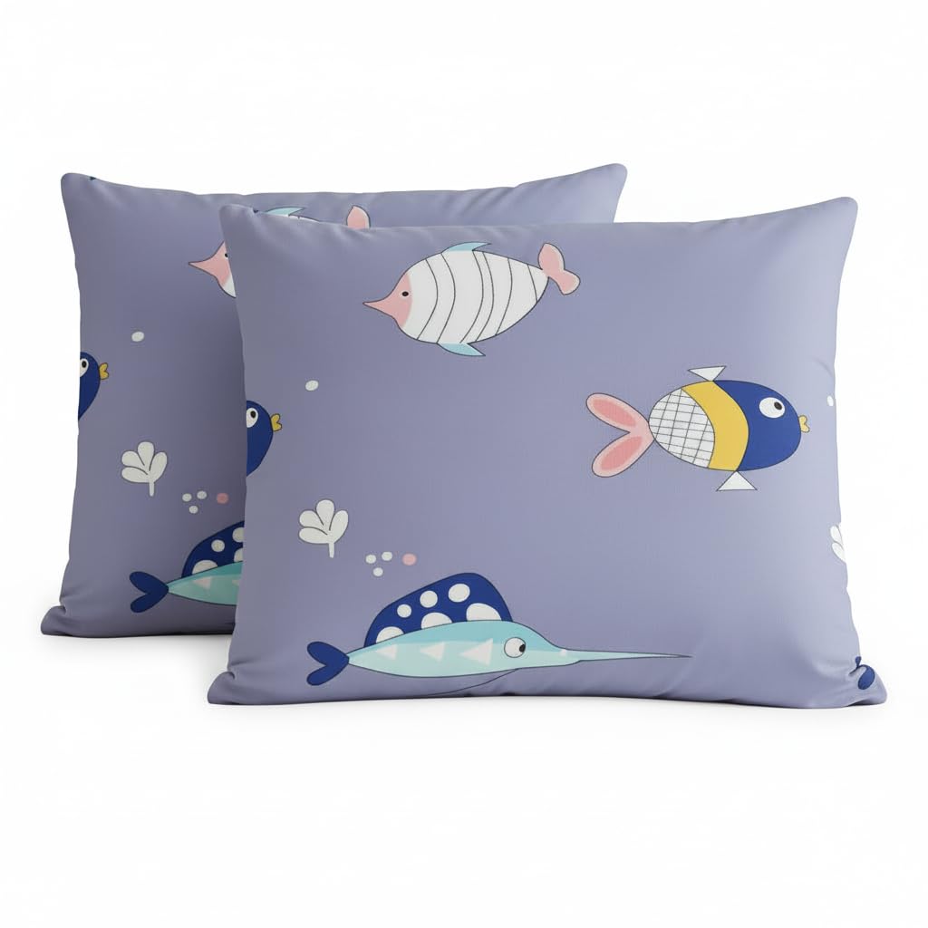 Dinosaur Pillow Covers for Kids - Soft Microfiber Set of 2 -12
